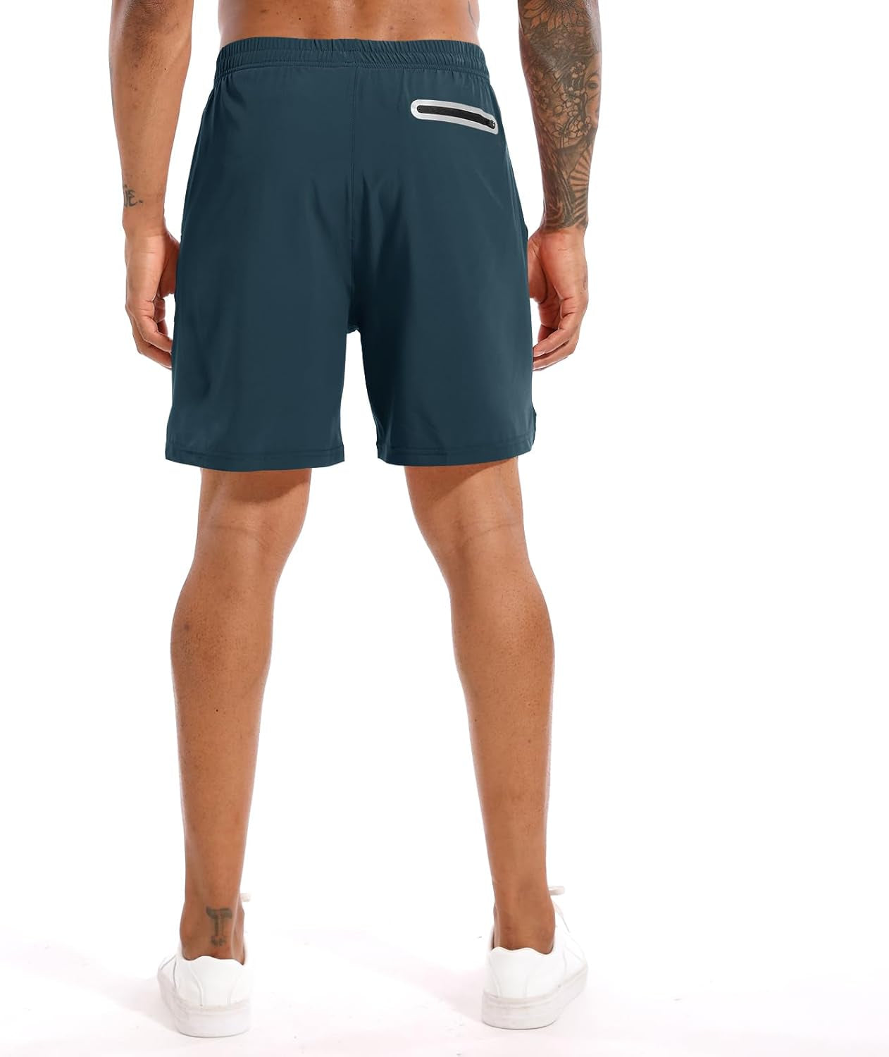 Men'S 2 in 1 Running Shorts 5 in or 7 in Quick Dry Gym Athletic Workout Shorts for Men with Phone Pockets